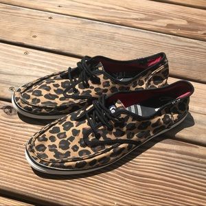 Lace-Up Cheetah Print Keds